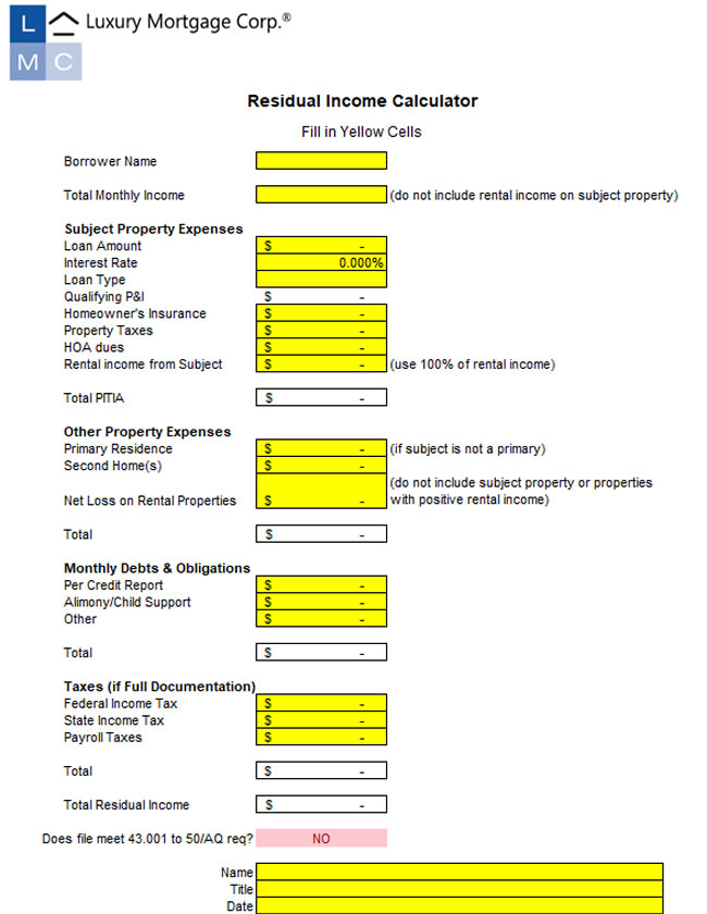 Resources Documents Luxury Mortgage Wholesale