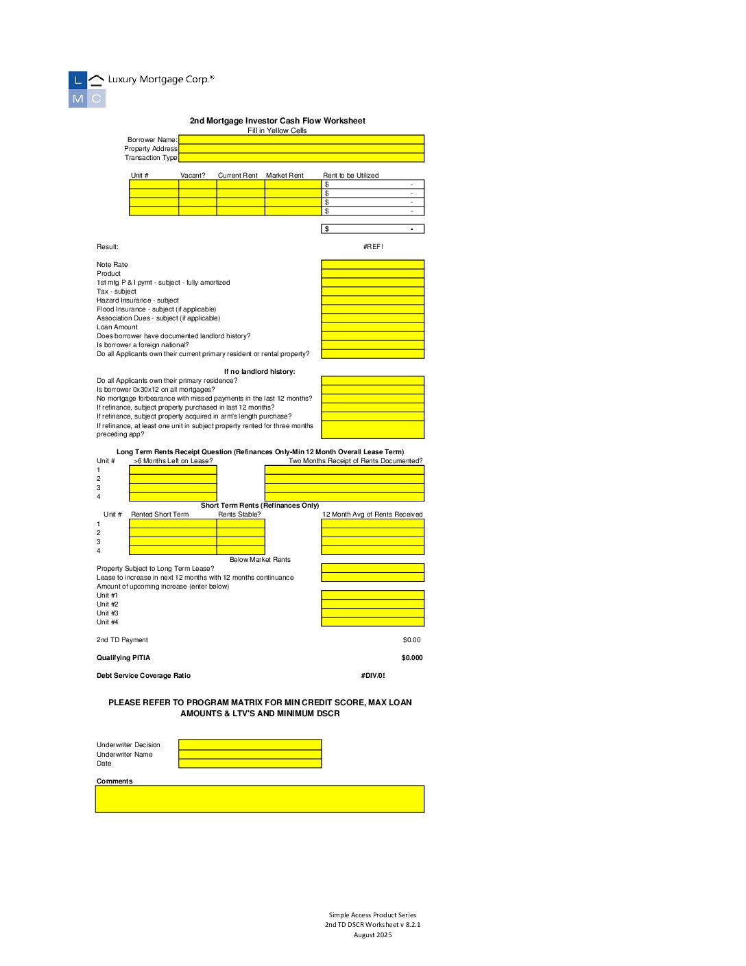 Bank Statement Worksheet